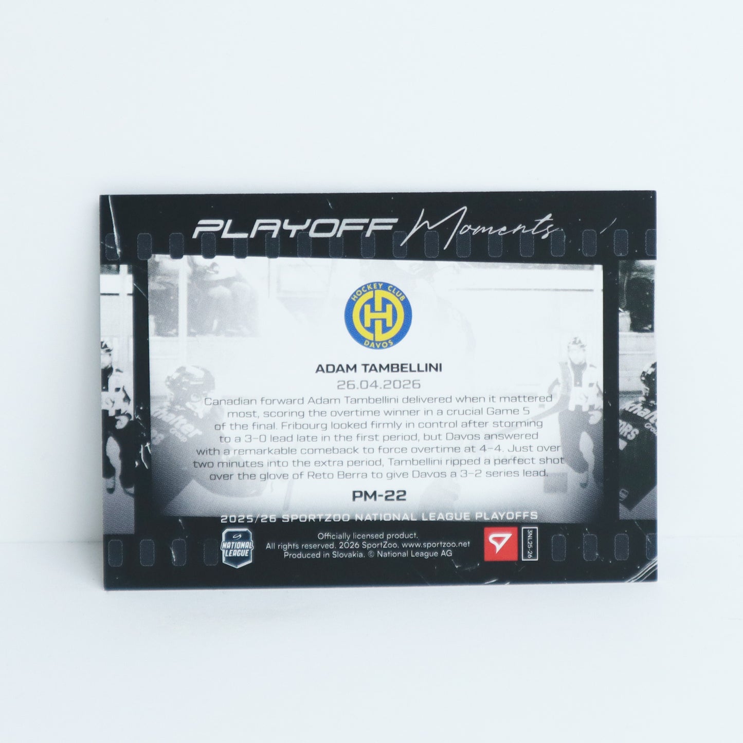 PM-22 - HCD - ADAM TAMBELLINI - PLAYOFF MOMENTS BASE