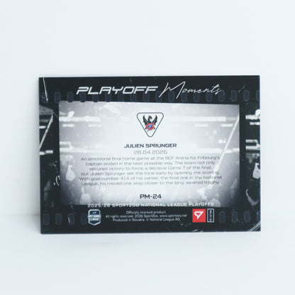 PM-24 - FRI - JULIEN SPRUNGER - PLAYOFF MOMENTS BASE