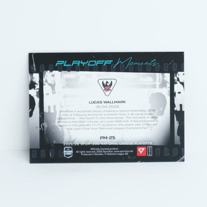 PM-25 - FRI - LUCAS WALLMARK - PLAYOFF MOMENTS BLUE - 15/25