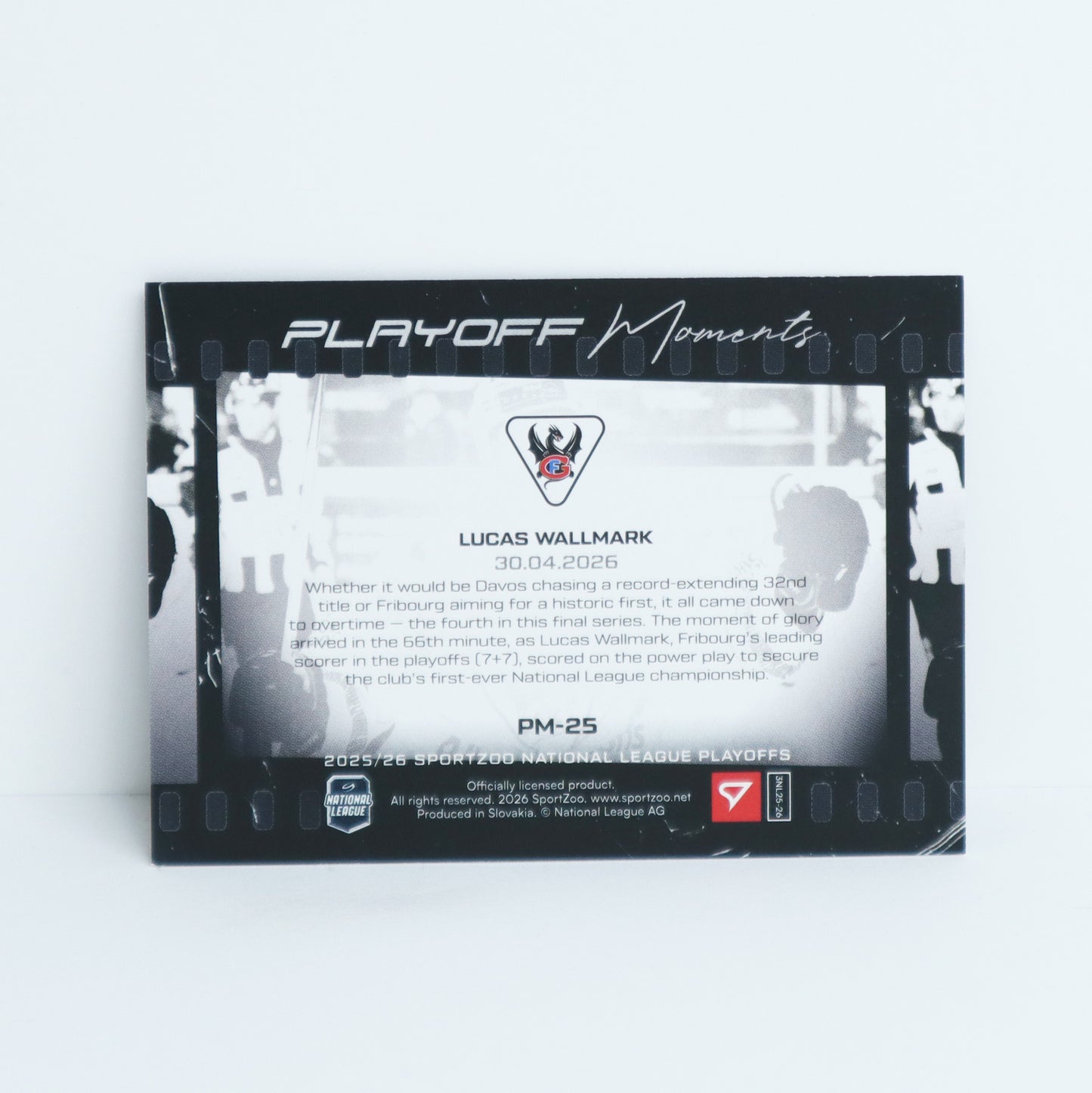 PM-25 - FRI - LUCAS WALLMARK - PLAYOFF MOMENTS BASE