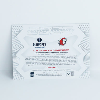 PM-32 - LHC - LUKAS FRICK - DAMIEN RIAT - BASE