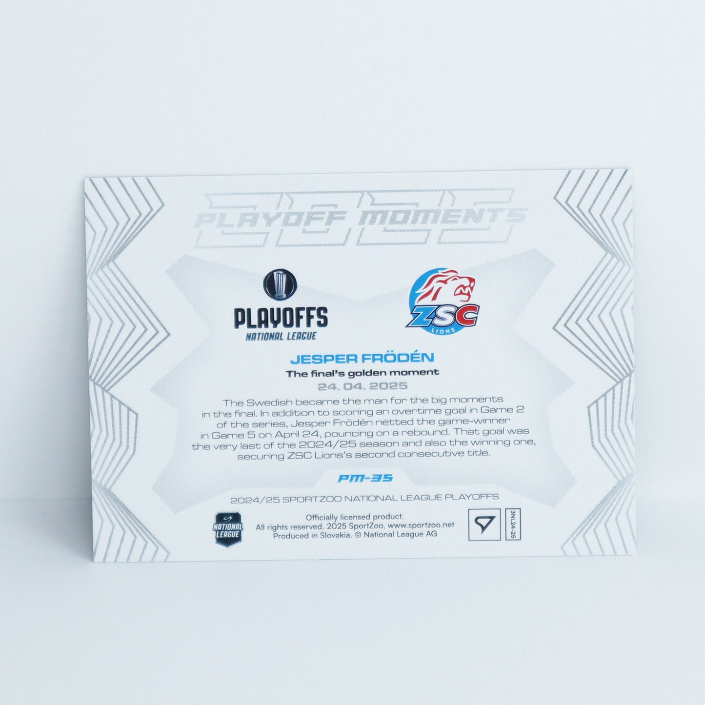 PM-35 - ZSC - JESPER FRODEN - BASE