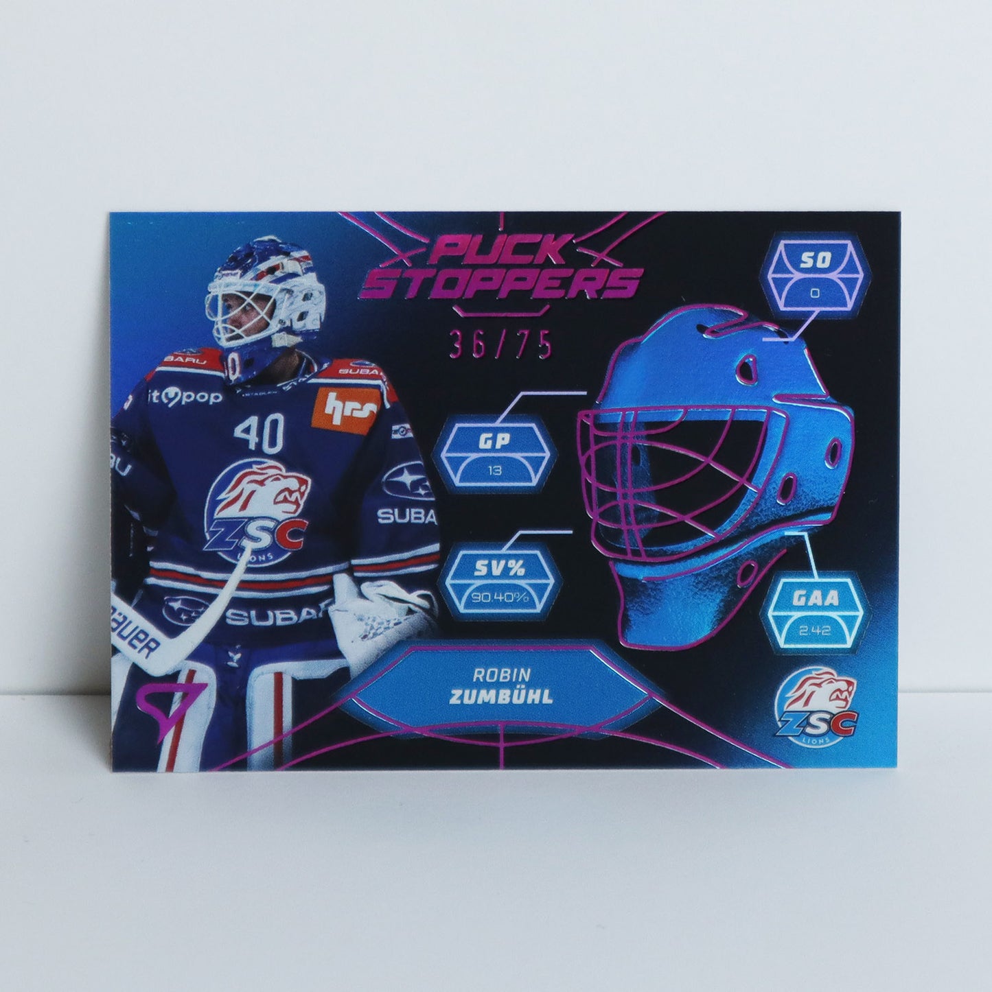 PS-02 - ZSC - R. ZUMBUHL - PUCK STOPPERS PINK - 36/75