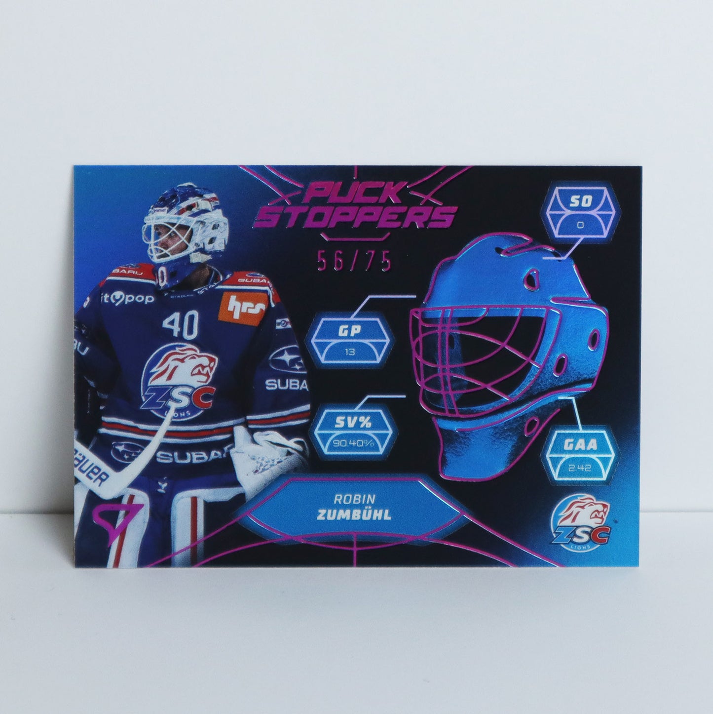 PS-02 - ZSC - R. ZUMBUHL - PUCK STOPPERS PINK - 56/75