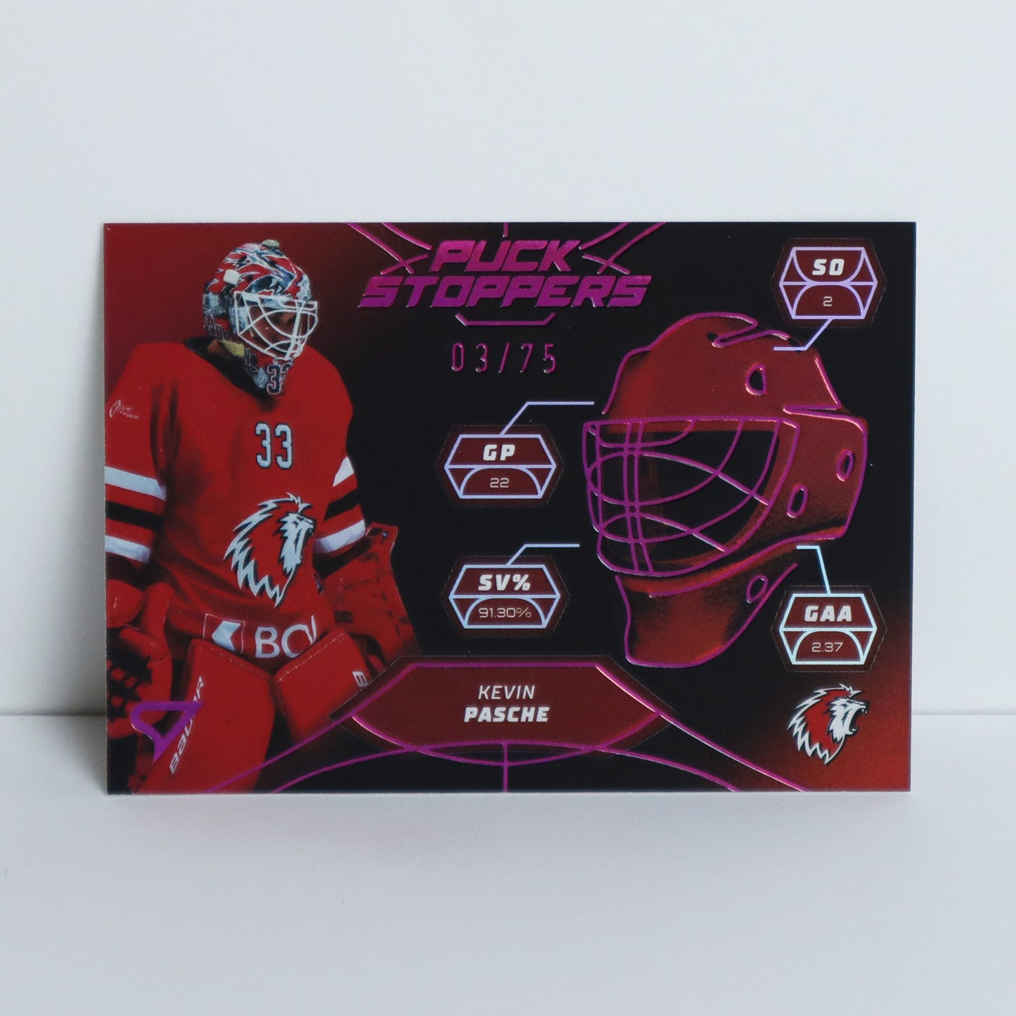 PS-04 - LHC - KEVIN PASCHE - PUCK STOPPERS PINK - 03/75