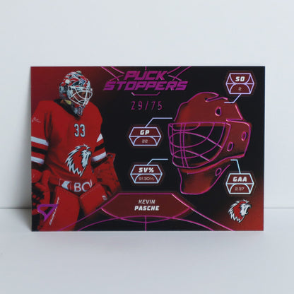 PS-04 - LHC - KEVIN PASCHE - PUCK STOPPERS PINK - 29/75