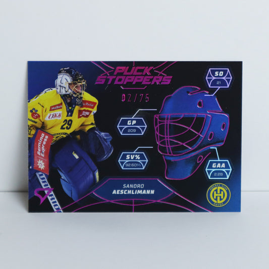 PS-09 - HCD - S. AESCHLIMANN - PUCK STOPPERS PINK - 02/75