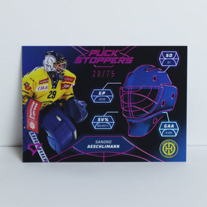 PS-09 - HCD - S. AESCHLIMANN - PUCK STOPPERS PINK - 20/75