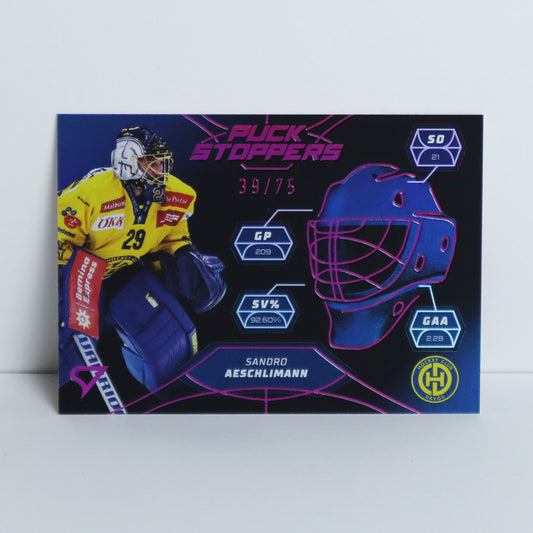 PS-09 - HCD - S. AESCHLIMANN - PUCK STOPPERS PINK - 39/75