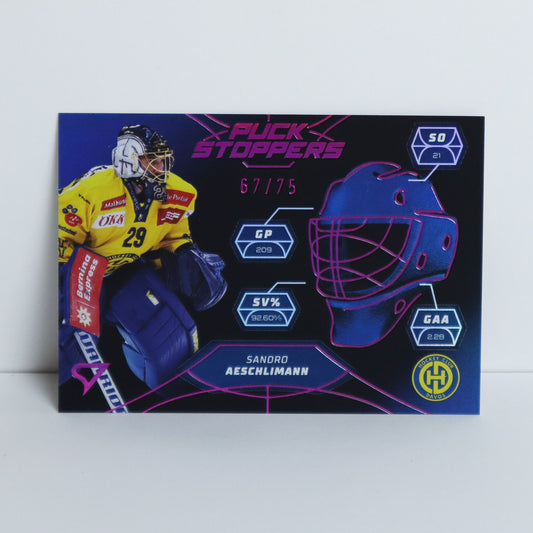 PS-09 - HCD - S. AESCHLIMANN - PUCK STOPPERS PINK - 67/75