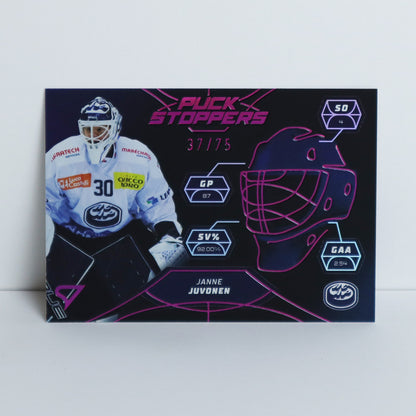 PS-13 - HCAP - J. JUVONEN - PUCK STOPPERS PINK - 37/75