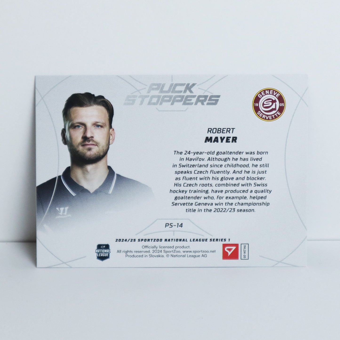 PS-14 - GSHC - ROBERT MAYER - PUCK STOPPERS BASE