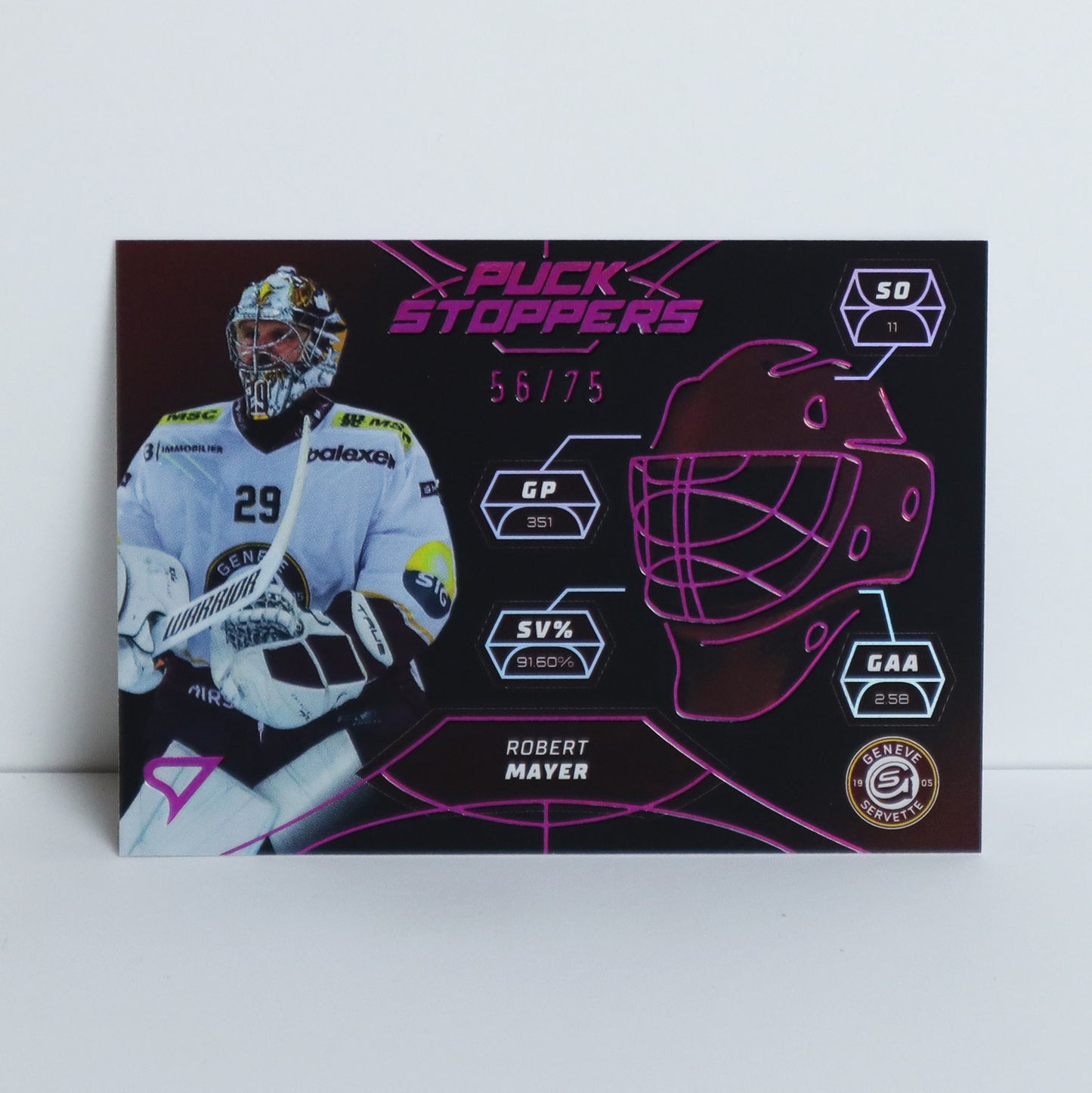 PS-14 - GSHC - ROBERT MAYER - PUCK STOPPERS PINK - 56/75