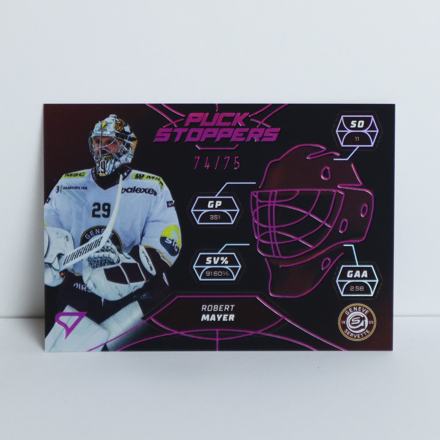 PS-14 - GSHC - ROBERT MAYER - PUCK STOPPERS PINK - 74/75