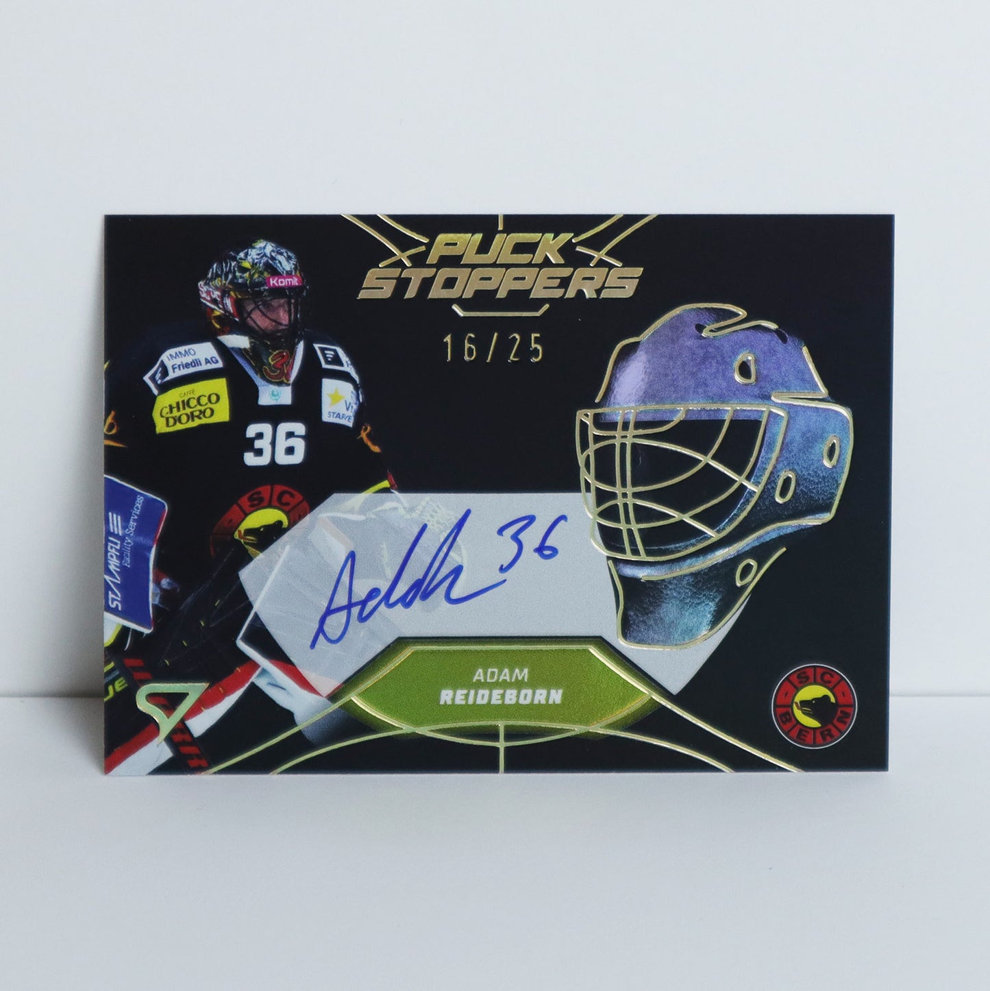 PSS-AR - SCB - A. REIDEBORN - PUCK STOPPERS GOLD AUTO - 16/25