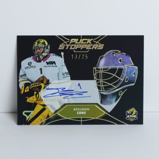 PSS-BC - HCA - B. CONZ - PUCK STOPPERS GOLD AUTO - 13/25