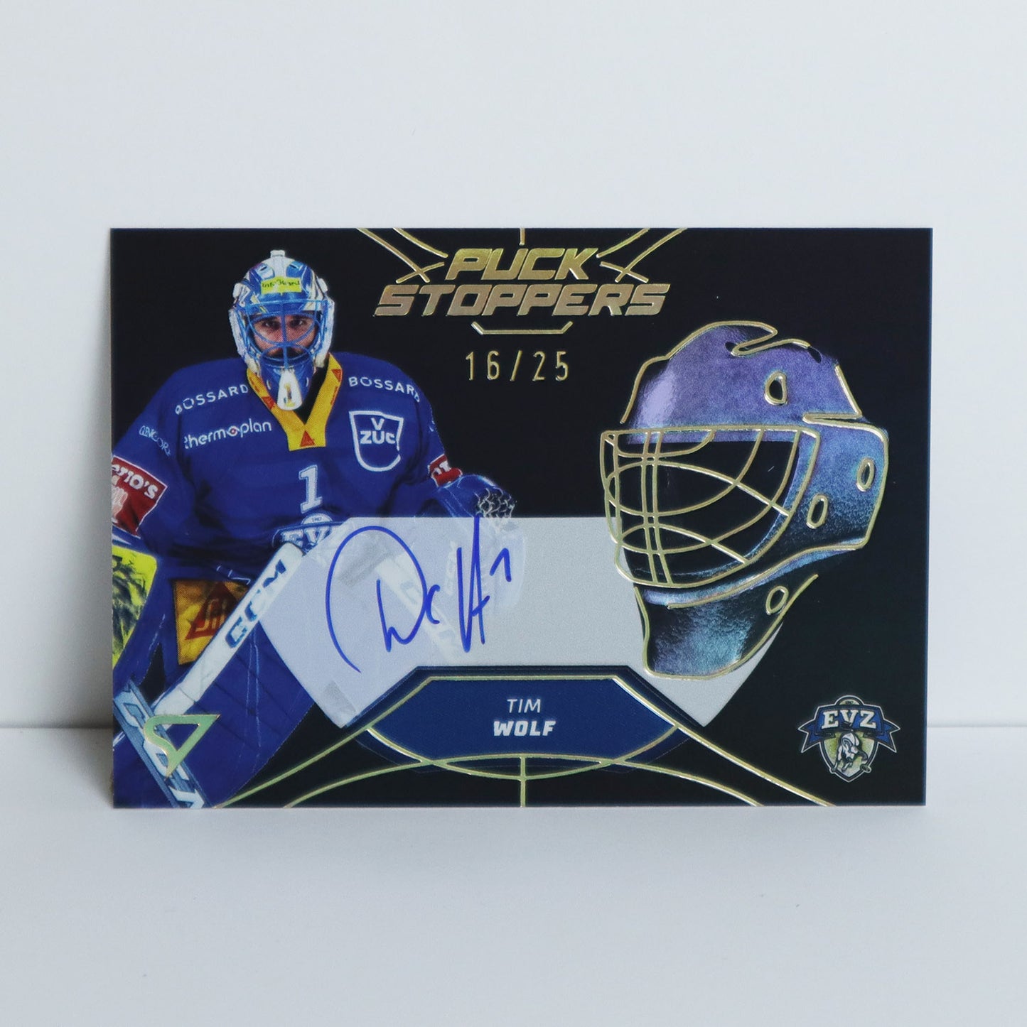 PSS-TW - EVZ - TIM WOLF - PUCK STOPPERS GOLD AUTO - 16/25