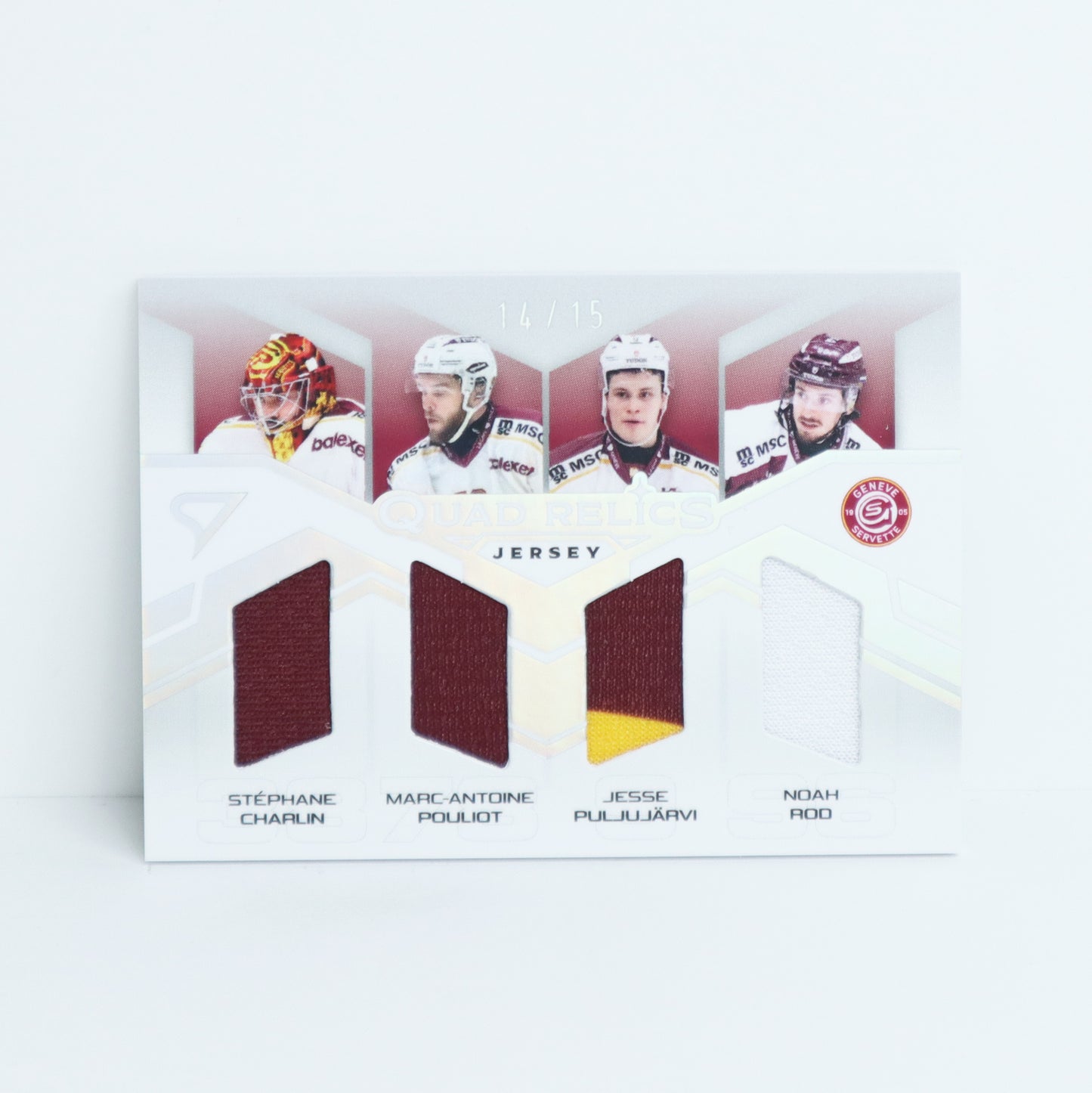 QRJ-GSHC - GENEVE-SERVETTE HOCKEY CLUB - QUAD RELICS SILVER JERSEY - 14/15