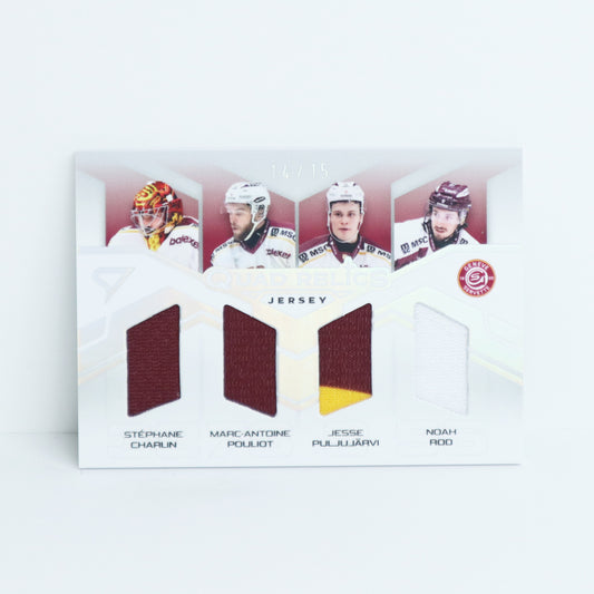 QRJ-GSHC - GENEVE-SERVETTE HOCKEY CLUB - QUAD RELICS SILVER JERSEY - 14/15