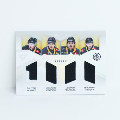 QRJ-HCL - HC LUGANO - QUAD RELICS SILVER JERSEY - 02/15