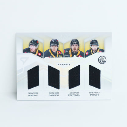 QRJ-HCL - HC LUGANO - QUAD RELICS SILVER JERSEY - 10/15
