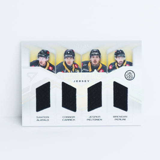 QRJ-HCL - HC LUGANO - QUAD RELICS SILVER JERSEY - 11/15