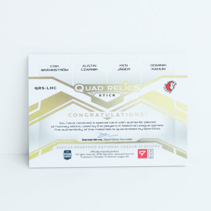 QRS-LHC - LAUSANNE HC - QUAD RELICS GOLD STICK - 4/5