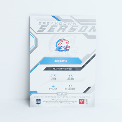 SB-03 - ZSC - SVEN ANDRIGHETTO - SEASON BREAKDOWN