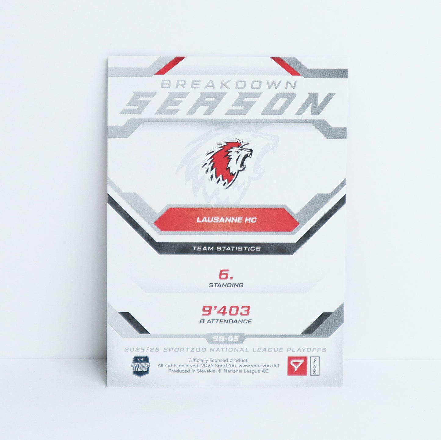 SB-05 - LHC - CONNOR HUGHES - SEASON BREAKDOWN