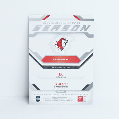 SB-05 - LHC - CONNOR HUGHES - SEASON BREAKDOWN