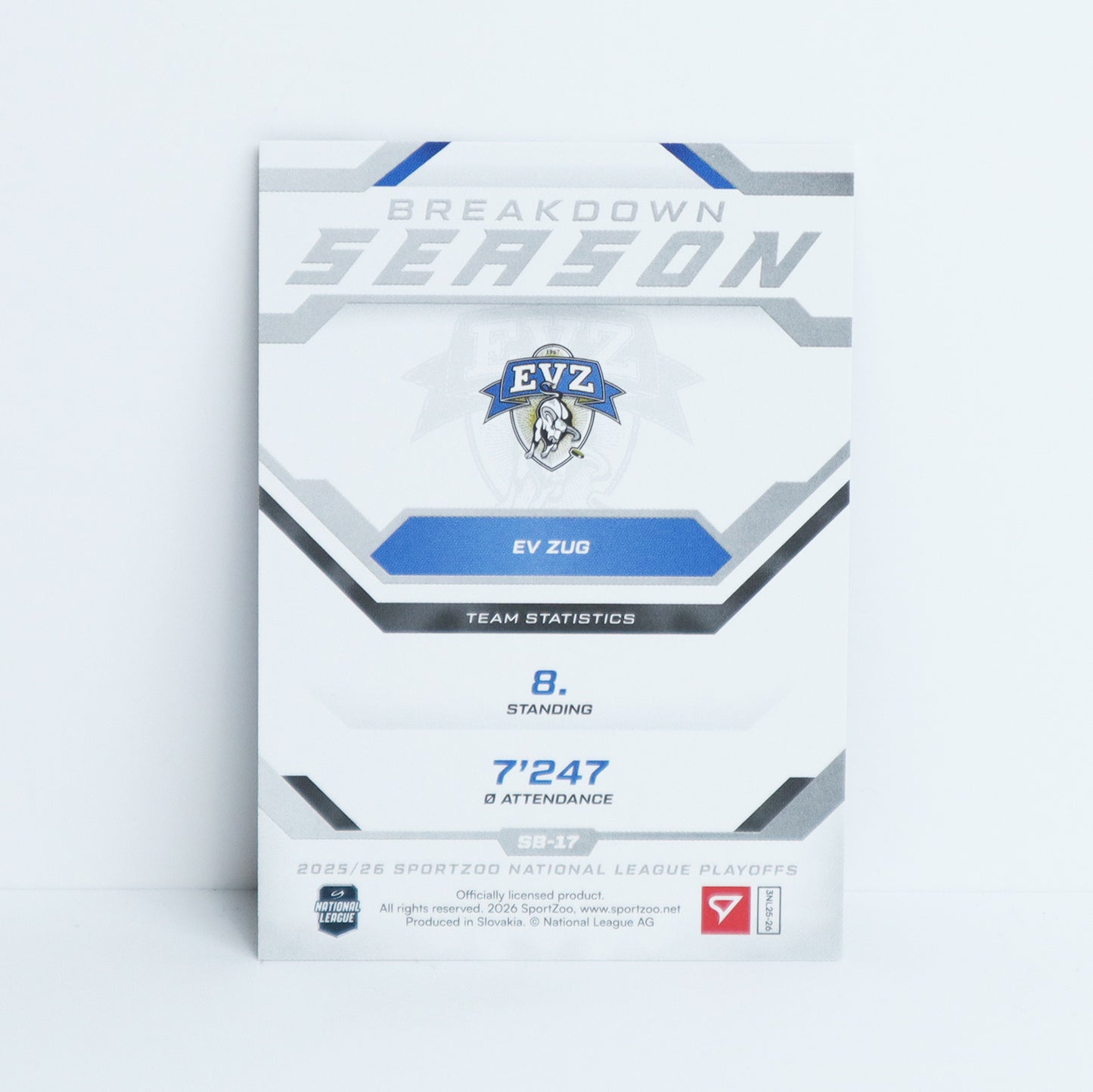 SB-17 - EVZ - TOMAS TATAR - SEASON BREAKDOWN