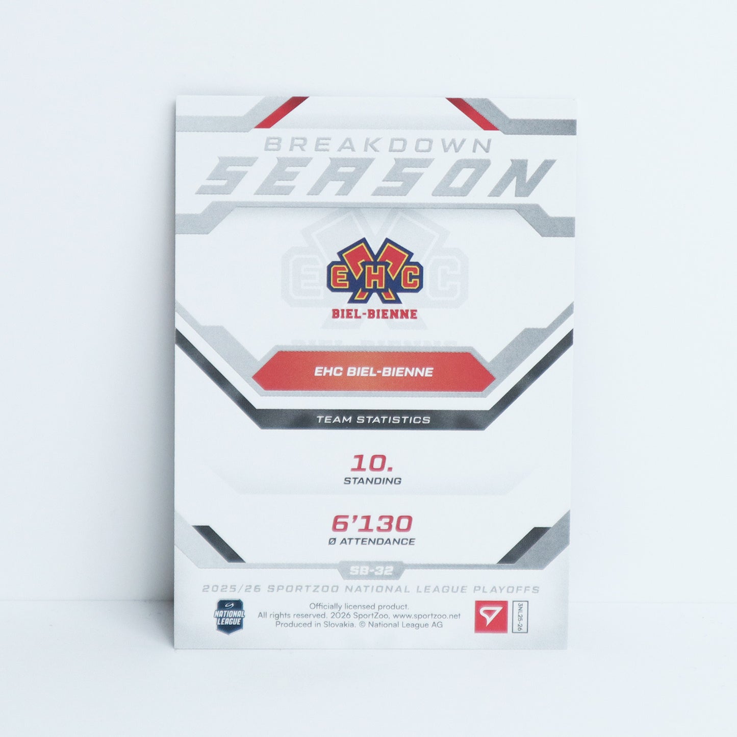 SB-32 - EHCB - LIAS ANDERSSON - SEASON BREAKDOWN