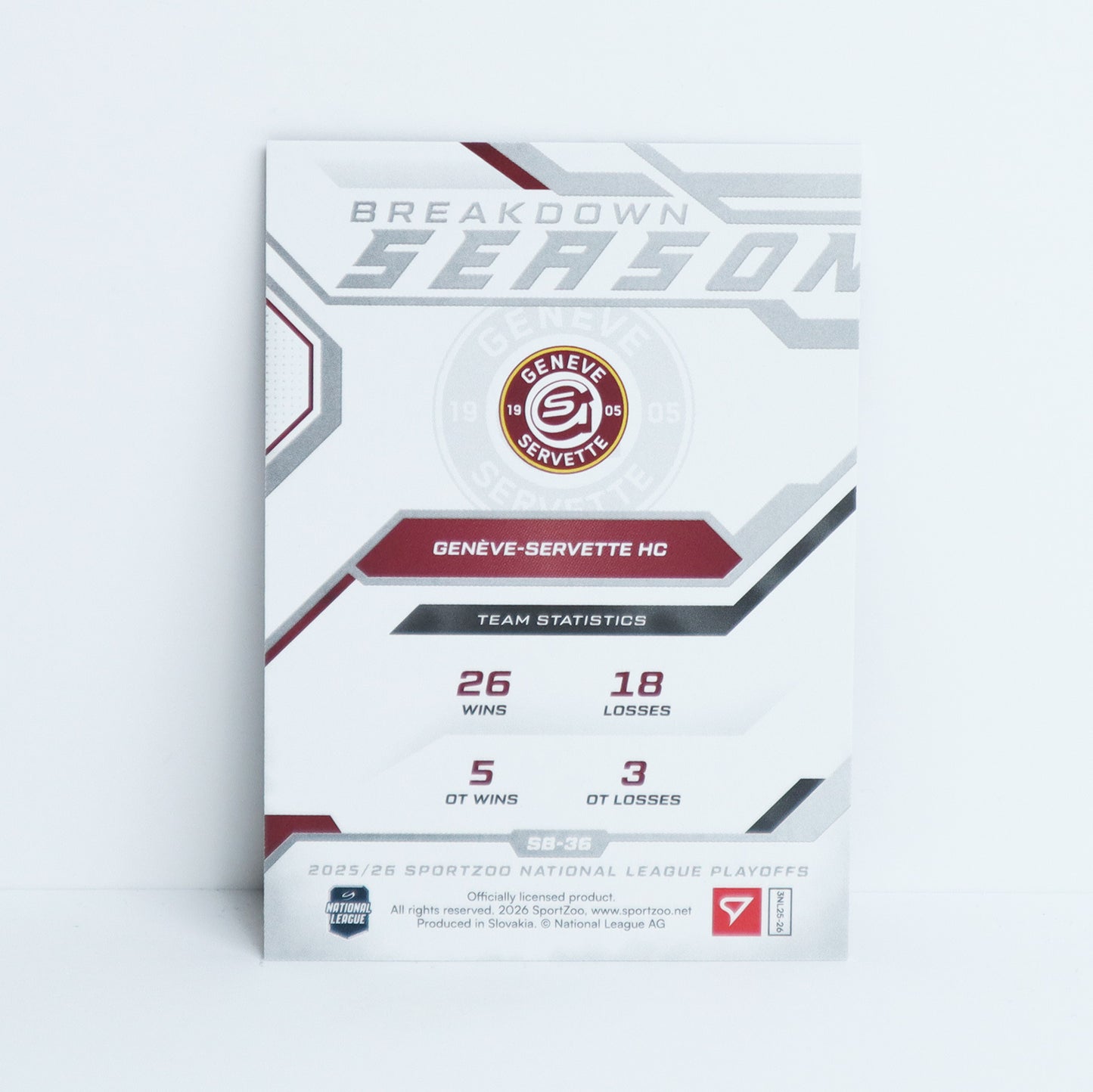 SB-36 - GSHC - SAKARI MANNINEN - SEASON BREAKDOWN