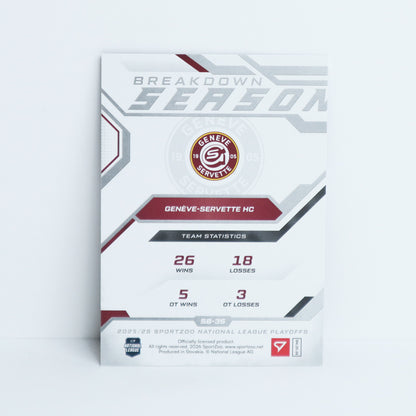 SB-36 - GSHC - SAKARI MANNINEN - SEASON BREAKDOWN