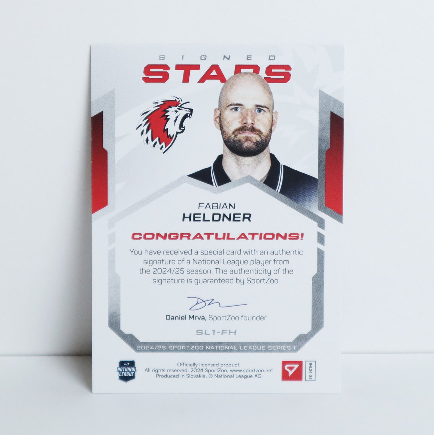 SL1-FH - LHC - FABIAN HELDNER - SIGNED STARS LEVEL 1 - 36/99