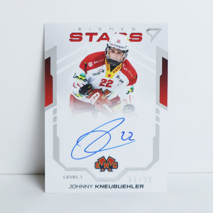 SL1-JK - EHCB - JOHNNY KNEUBUEHLER - SIGNED STARS LEVEL 1 - 42/99