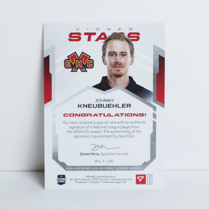 SL1-JK - EHCB - JOHNNY KNEUBUEHLER - SIGNED STARS LEVEL 1 - 42/99