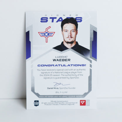 SL1-LW - EHCK - LUDOVIC WAEBER - SIGNED STARS LEVEL 1 - 99/99