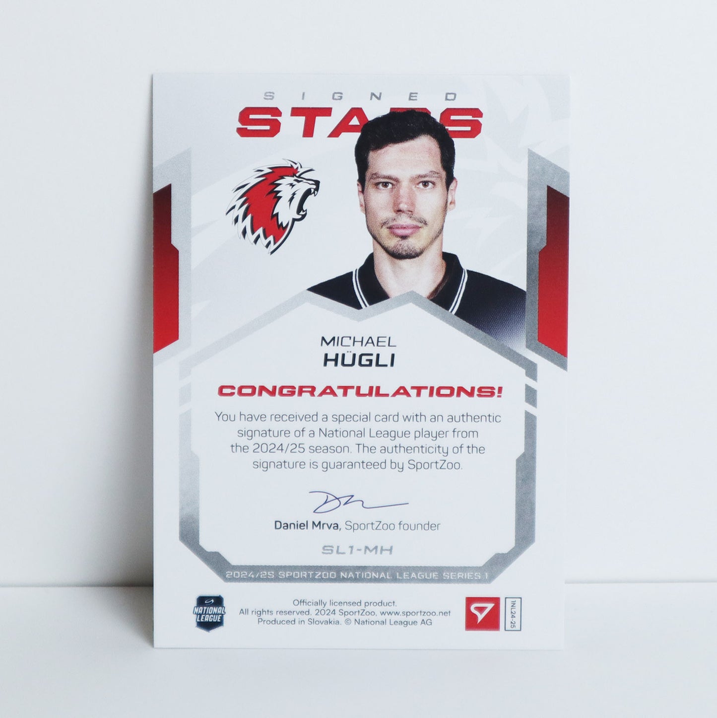 SL1-MH - LHC - MICHAEL HUGLI - SIGNED STARS LEVEL 1 - 06/99