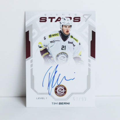 SL1-TB - GSHC - TIM BERNI - SIGNED STARS LEVEL 1 - 61/99