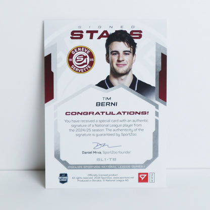 SL1-TB - GSHC - TIM BERNI - SIGNED STARS LEVEL 1 - 61/99