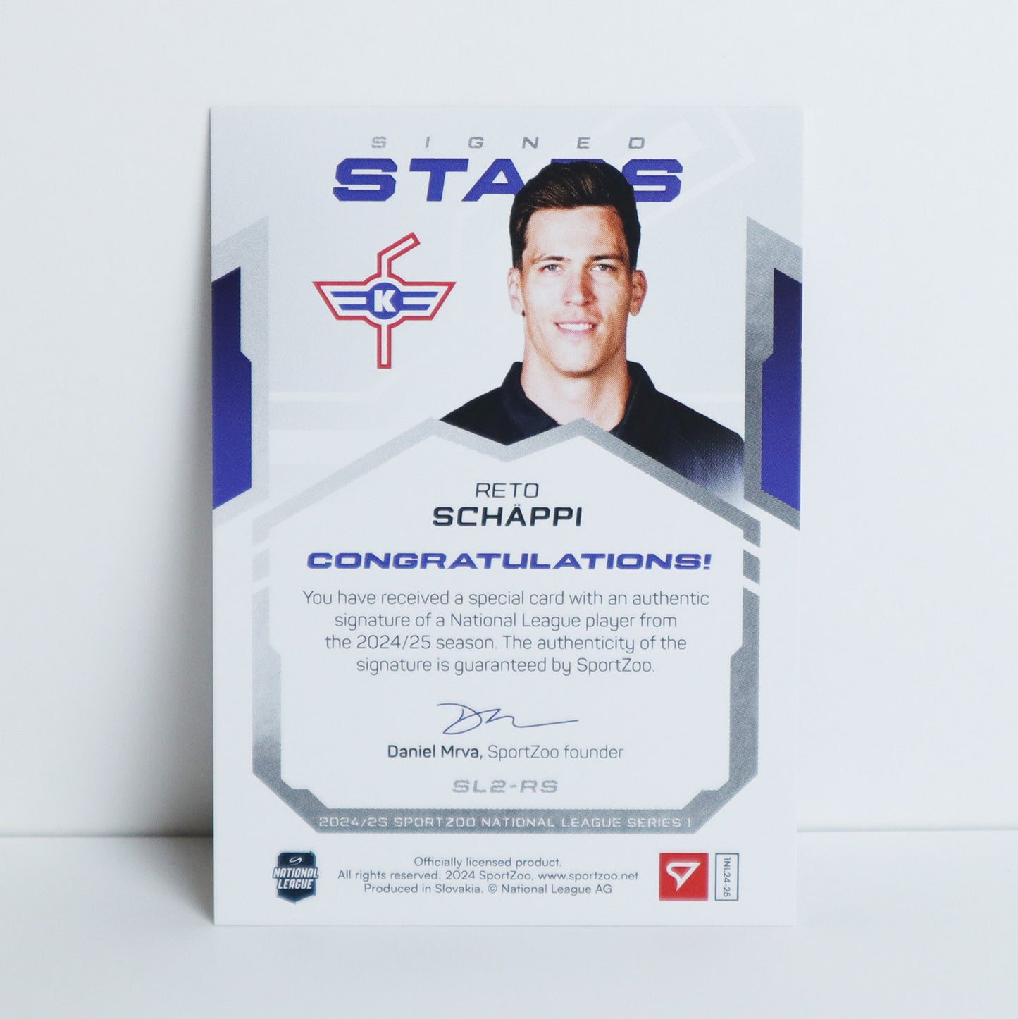 SL2-RS - EHCK - RETO SCHAPPI - SIGNED STARS LEVEL 2 - 67/69