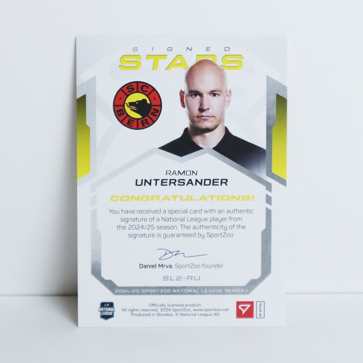 SL2-RU - SCB - RAMON UNTERSANDER - SIGNED STARS LEVEL 2 - 01/69