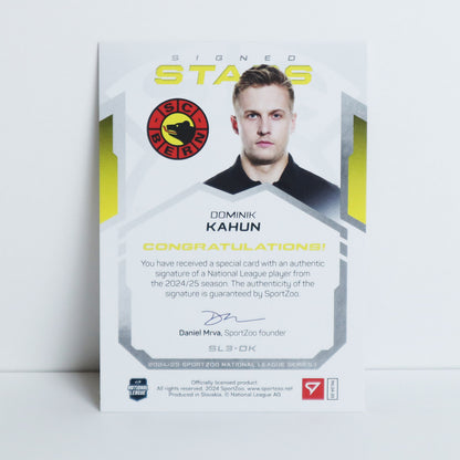 SL3-DK - SCB - DOMINIK KAHUN - SIGNED STARS LEVEL 3 - 12/39