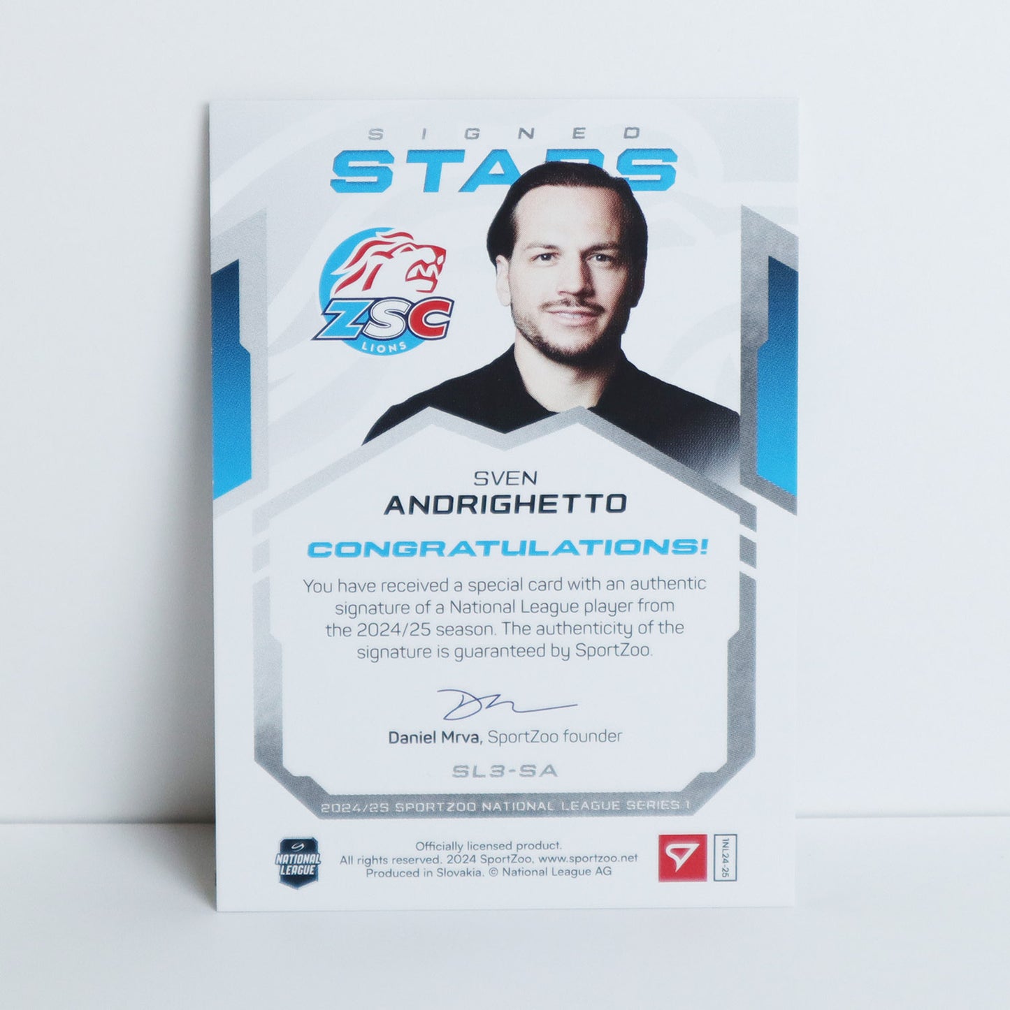 SL3-SA - ZSC - SVEN ANDRIGHETTO - SIGNED STARS LEVEL 3 - 22/39