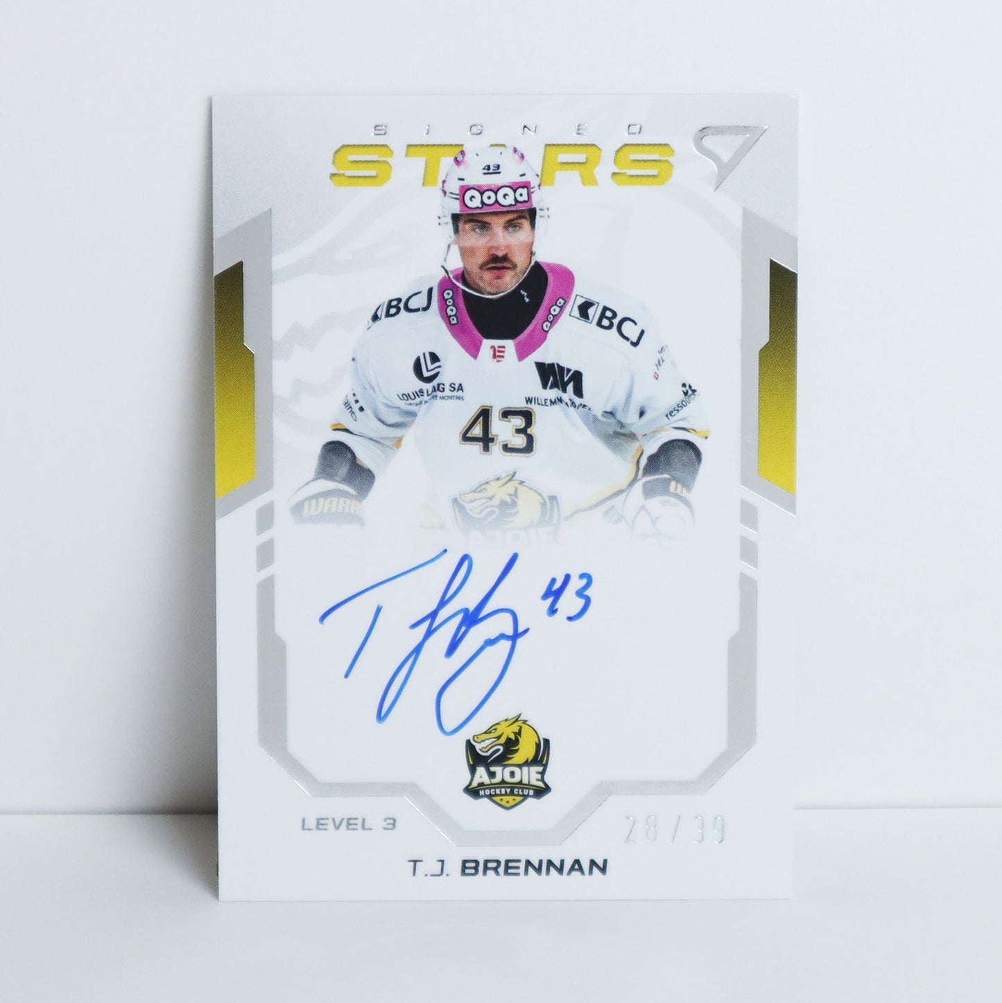 SL3-TB - HCA - T.J. BRENNAN - SIGNED STARS LEVEL 3 - 28/39