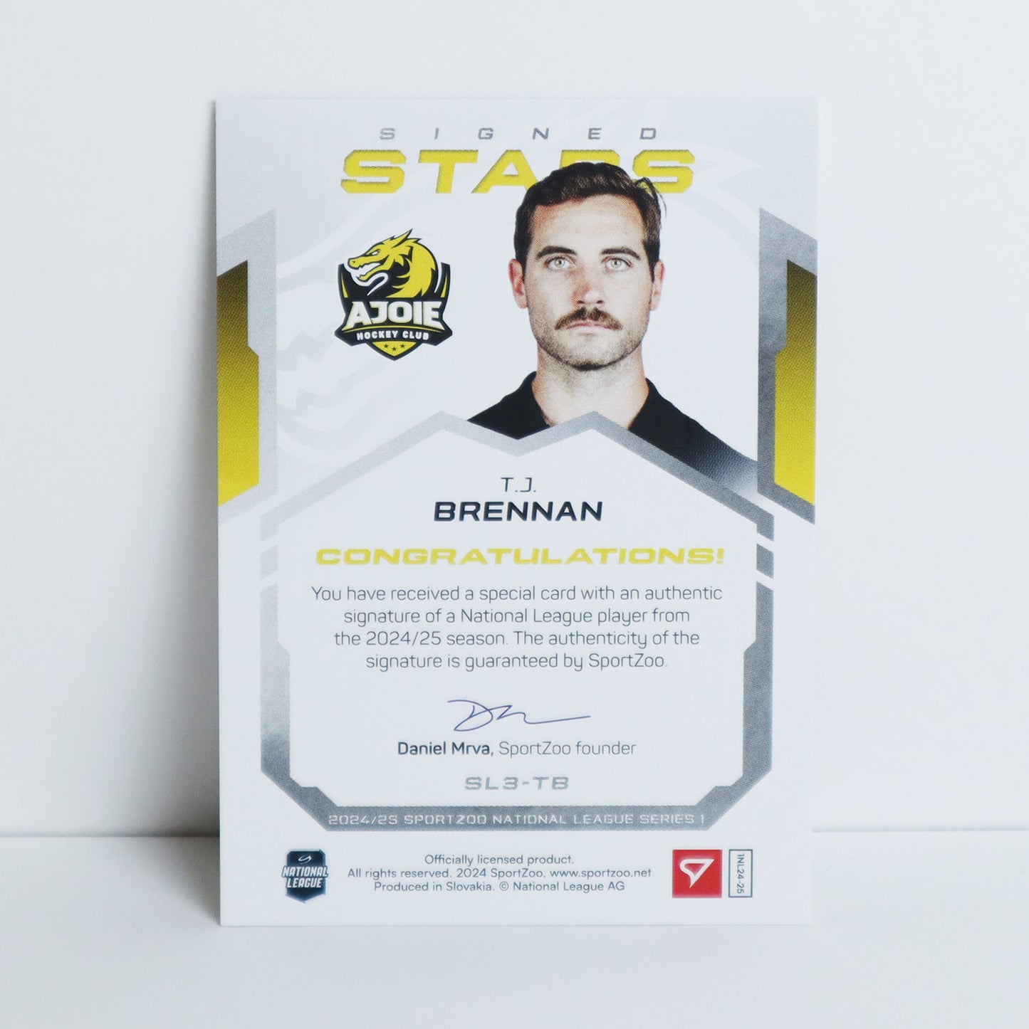 SL3-TB - HCA - T.J. BRENNAN - SIGNED STARS LEVEL 3 - 28/39