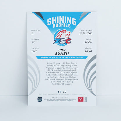 SR-10 - ZSC - TIMO BUNZLI - SHINING ROOKIES COPPER - 60/69
