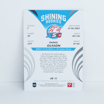 SR-11 - ZSC - DANIEL OLSSON - SHINING ROOKIES COPPER - 54/69