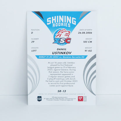 SR-13 - ZSC - DANIIL USTINKOV - SHINING ROOKIES COPPER - 40/69